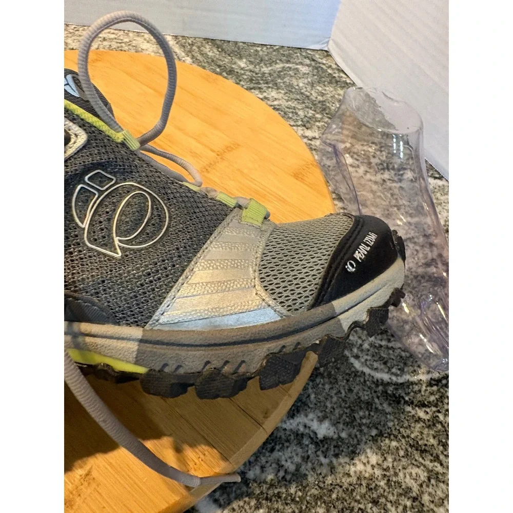 Pearl Izumi X-Alp Seek IV W Womens EUR 39 Grey Lime Green Cycling Shoes 15211002